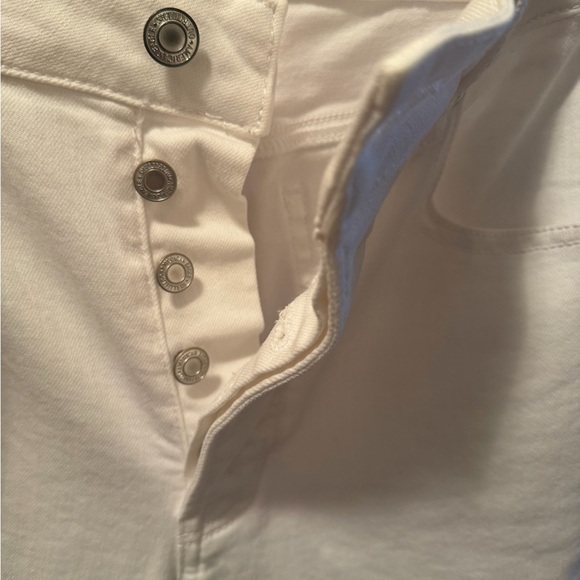 American Eagle Outfitters wide leg White Jeans - Picture 3 of 6